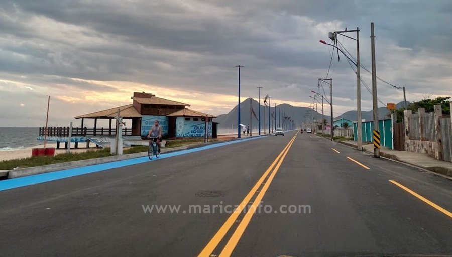 Itaipuaçu: Prefeitura inicia sinalização da Avenida Beira Mar 11 avenida beira mar itaipuacu marica info