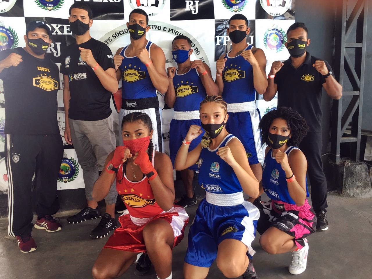 Equipe de Maricá representa a cidade em campeonato estadual de Boxe 4 santana team