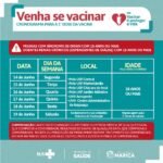 Maricá: Prefeitura atualiza calendário de vacinação 7 comorbidades 18