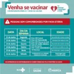 Maricá: Prefeitura atualiza calendário de vacinação 11 sem comorbidades1