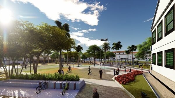 Prefeito de Maricá vistoria obras da Praça Orlando de Barros Pimentel 16 93360628 253267385714101 6713500908879186828 n