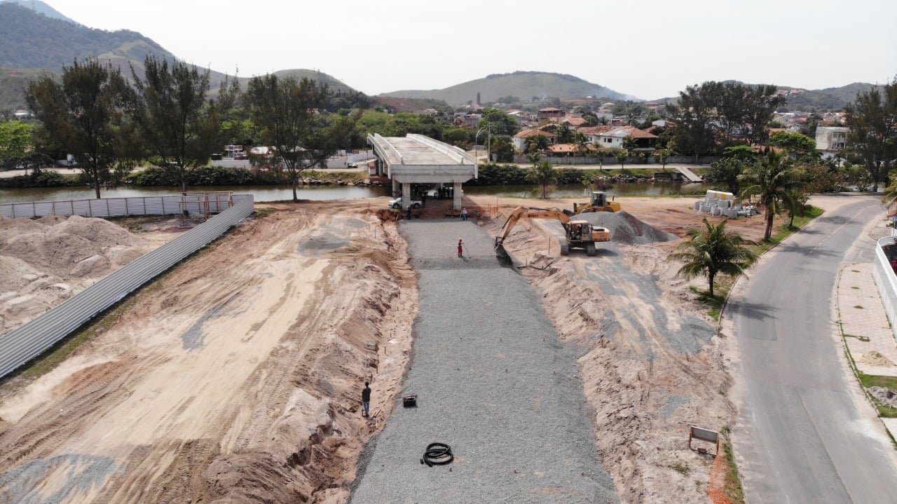 Maricá: Finalmente obras retornam na nova ponte de Ponta Negra 9 obra ponte ponta negra