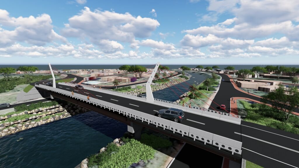 Maricá: Finalmente obras retornam na nova ponte de Ponta Negra 2 projeto ponte senador paulo duque ponta negra