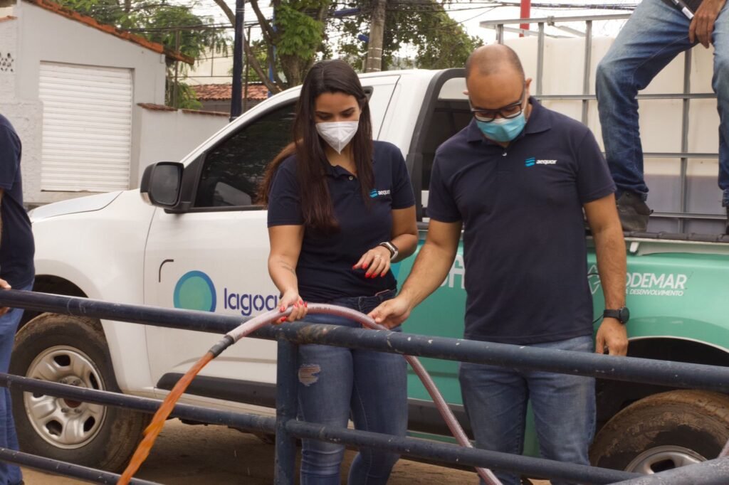 Maricá: Gigogas se espalham pela orla do Marine 9 despejo bioinsumos