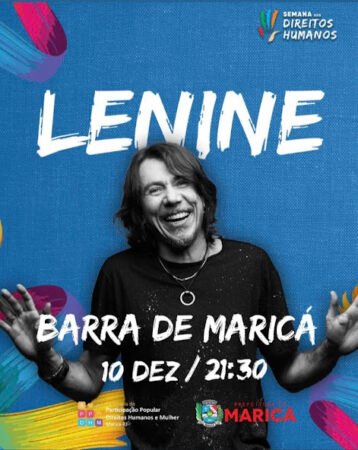 Maricá: Prefeitura realizará shows de DJ Rennan da Penha, Lenine e Rael 9 lenine