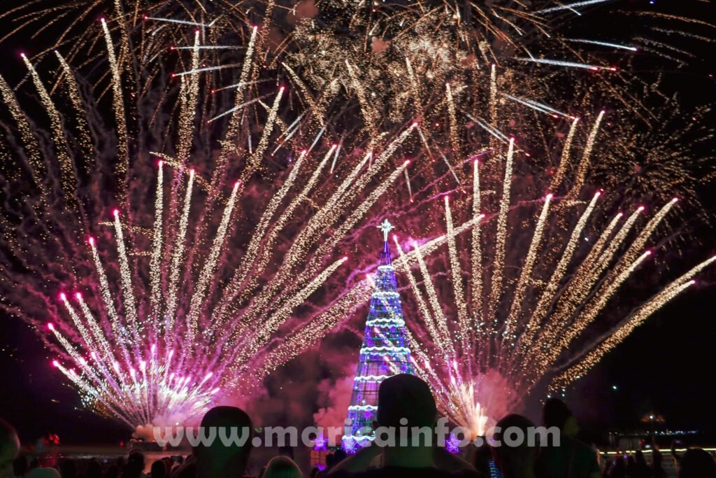 Maricá terá show de águas dançantes e árvore flutuante no Natal Iluminado 2022 2 queima fogos marica natal iluminado 2021 maricainfo