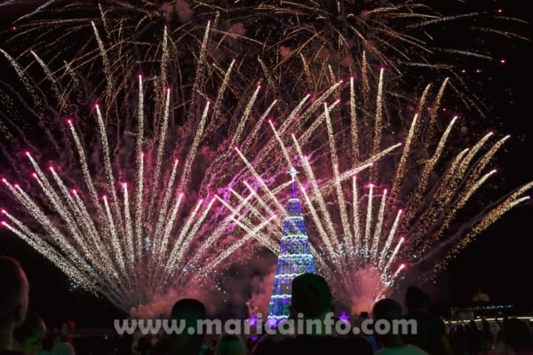 Maricá: Queima de fogos encanta, mas falta de organização no trânsito incomoda moradores e visitantes 8 queima fogos marica natal iluminado 2021 maricainfo rj 2
