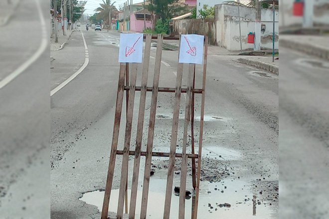 Maricá: Cratera coloca em risco vida de motoristas na região litorânea 9 buraco maysa 2022
