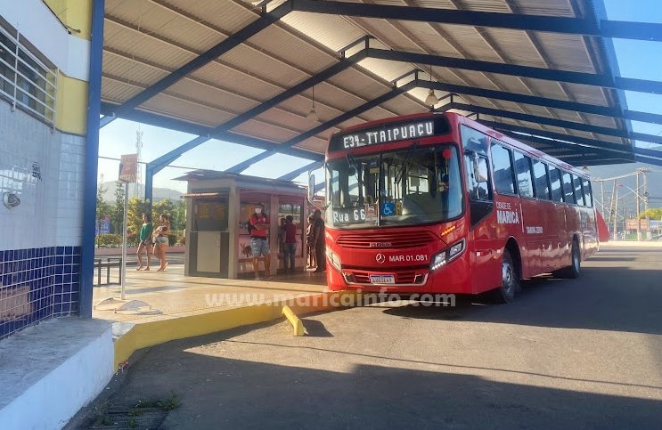 Itaipuaçu terá linha expressa para o Centro de Maricá, entenda! 3 onibus vermelhinho itaipuacu terminal