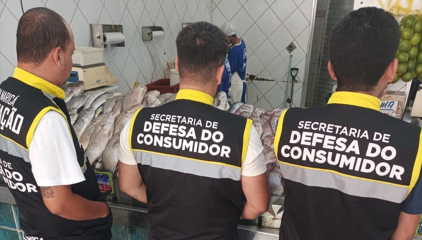 Maricá: Procon descarta 300kg de peixes impróprios para consumo 11 fiscalizacao procon