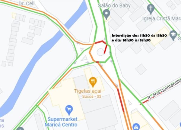 Maricá: Trânsito no Centro sofrerá mudança em horários de pico, confira 8 altecao transito centro