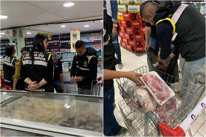 Maricá: Fiscalização do Procon encontra alimentos impróprios para consumo em supermercado 9 fiscalizacao procon merca