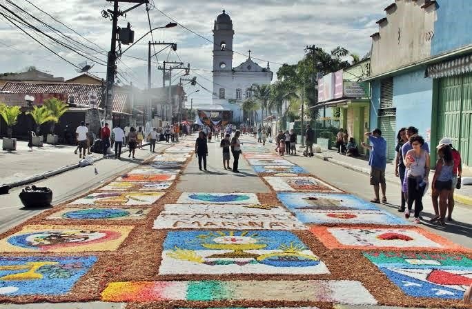Maricá: Confira a programação do feriado de 'Corpus Christi' 8 tapetes de sal marica