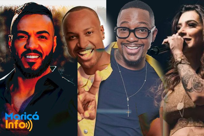 Maricá: Shows de Belo, Thiaguinho, Mumuzinho e Lauana Prado acontecerão na Barra 8 shows nsamparo 2022
