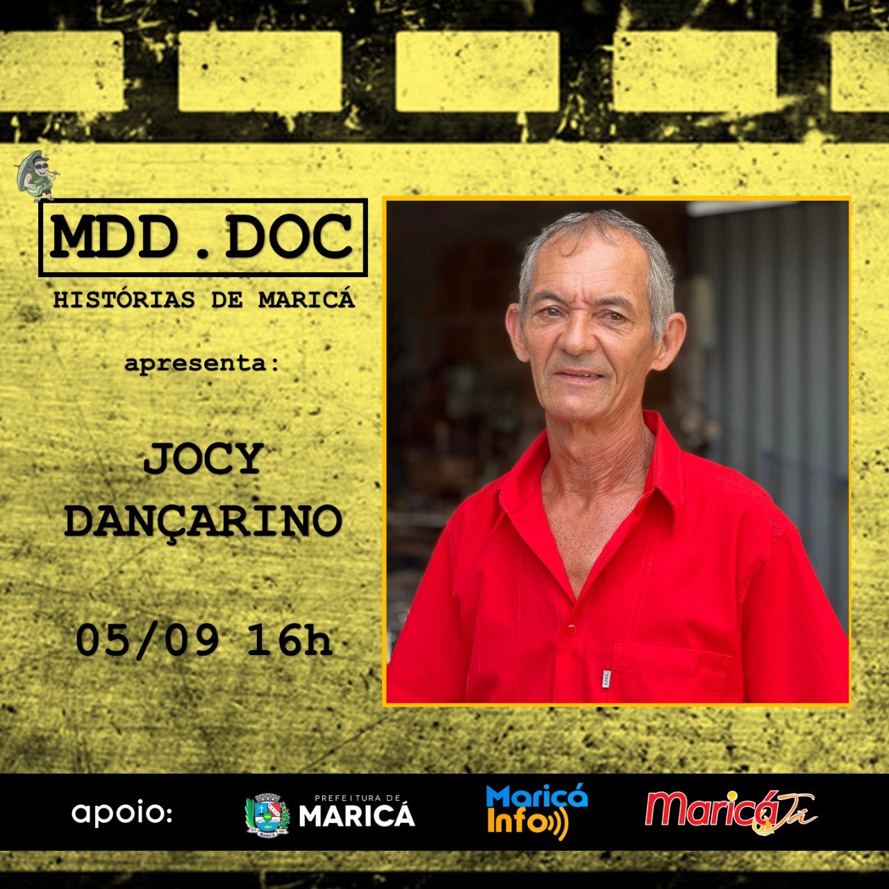 12º episódio do MDD.DOC conta a história de Jocy Dançarino, conhecido nas noites maricaenses 12 jocy mdd doc