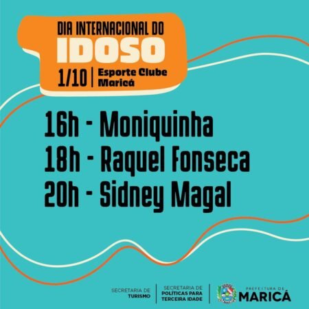 Maricá terá show gratuito de Sidney Magal em comemoração ao Dia do Idoso 7 programacao