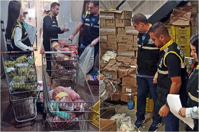 Itaipuaçu: Ação do Procon descarta 213kg de produtos impróprios para consumo 7 acao procon superatacad