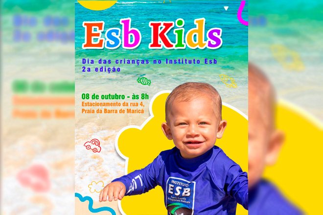 Instituto ESB terá festa das crianças na Barra de Maricá no próximo sábado (08) 9 festa criancas esb