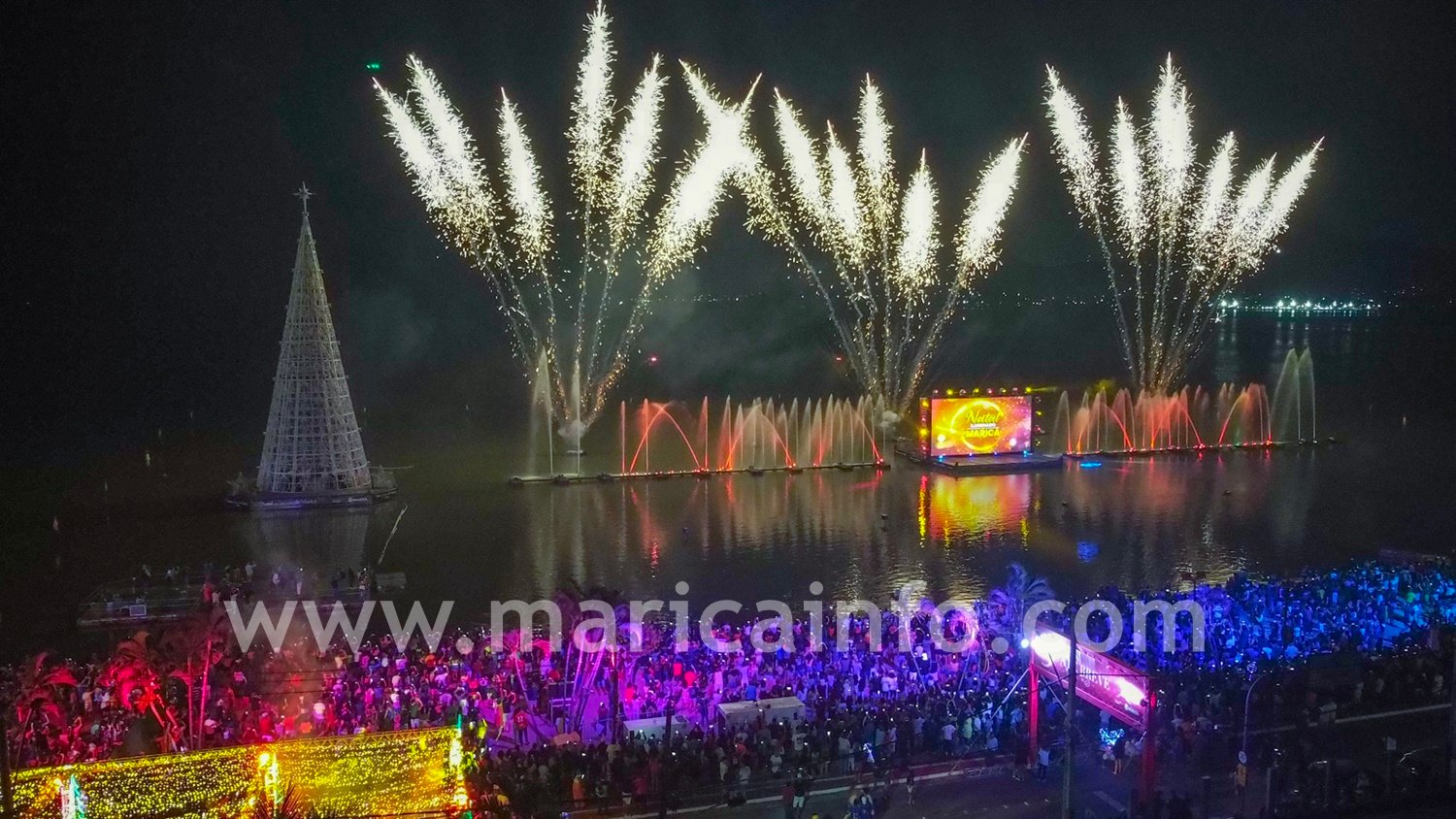 Natal Iluminado: Espetáculo das 'águas dançantes' acontece de quinta-feira a domingo 6 natal iluminado 2022 aguas dancantes aracatiba