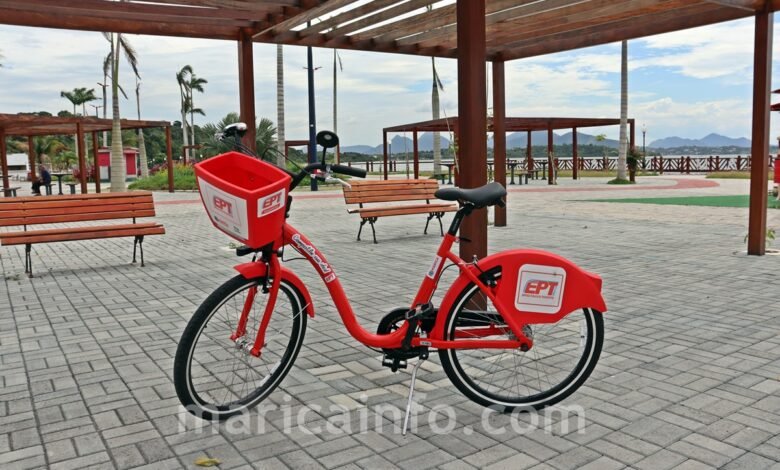 Maricá: EPT anuncia mais duas estações das bicicletas compartilhadas 'vermelhinhas' 7 vermelhinhas bikes estacao marine 1