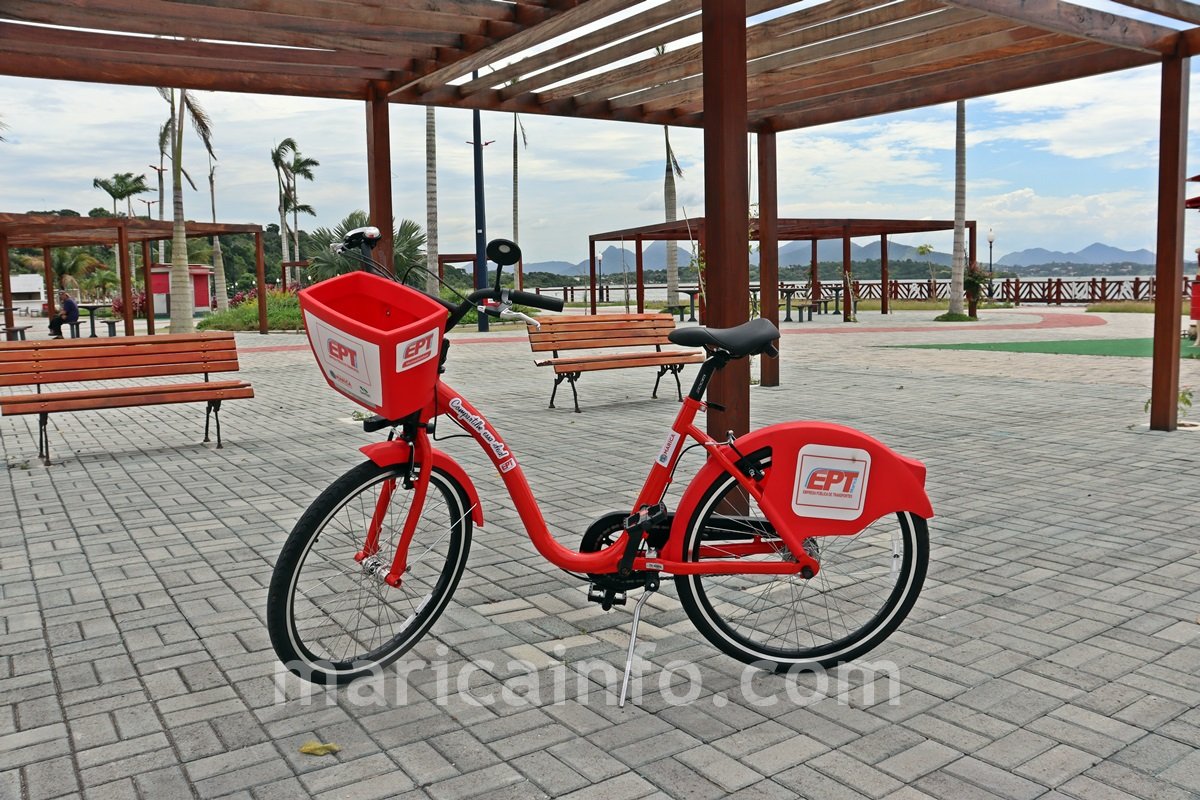 Maricá: EPT anuncia mais duas estações das bicicletas compartilhadas 'vermelhinhas' 1 vermelhinhas bikes estacao marine 1