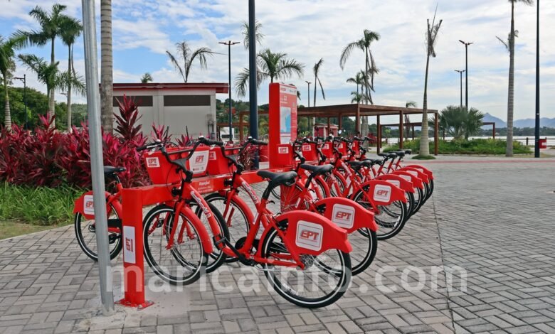Maricá: Nova estação das bicicletas 'vermelhinhas' será inaugurada nesta quarta-feira (15) 9 vermelhinhas bikes estacao marine 2