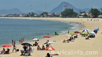Maricá: Fim de semana deverá ser de calor e praias cheias 8 Praia de Ponta Negra bandeira verde