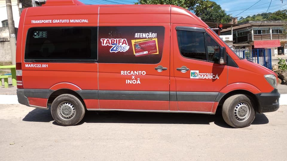 Maricá: Vans municipais entram oficialmente no Tarifa Zero a partir desta segunda-feira (5); confira as linhas! 1 van tarifa zero