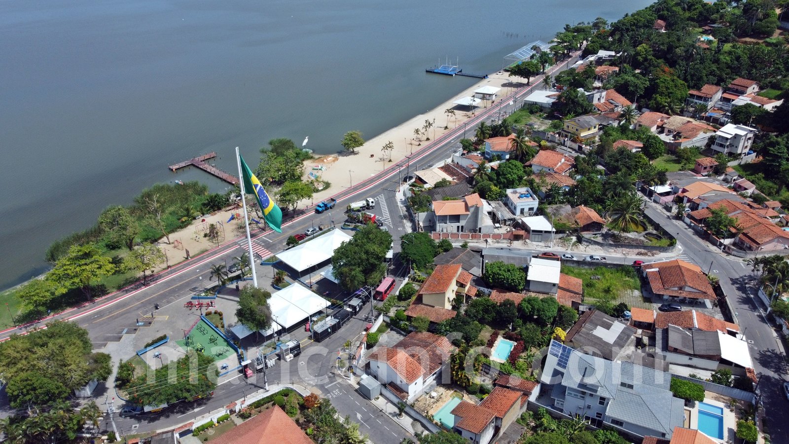 Bairro de Araçatiba, na Região Central de Maricá (RJ). (foto: João Henrique / Maricá Info - Março de 2023)