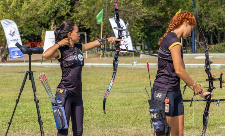 Atletas do projeto Maricá Cidade Olímpica participam de seletivas de tiro com arco 7 atletas arco
