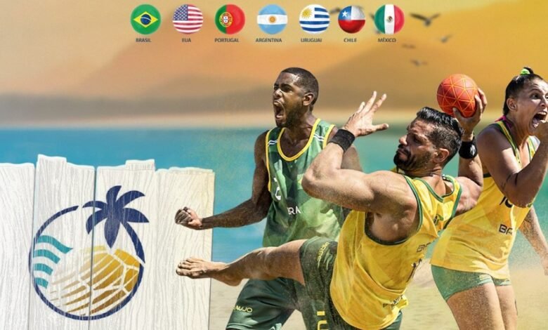 Maricá sedia competição internacional de handebol de praia 5 handball praia