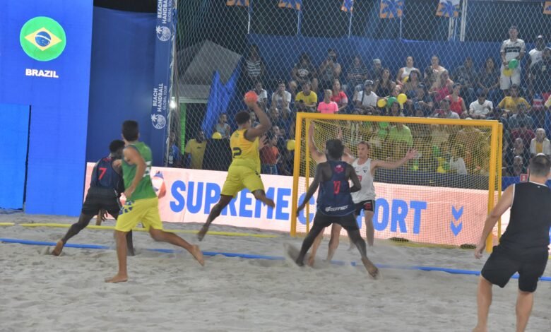 Seleção brasileira vence os Estados Unidos na abertura do Global Tour Beach Handball, em Maricá 10 selecao brasileira