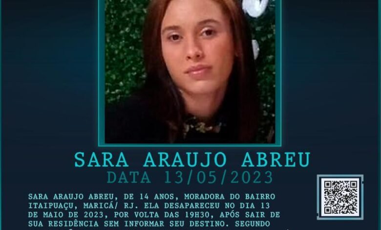 Maricá: Jovem é encontrada após mais de uma semana desaparecida 7 cartaz