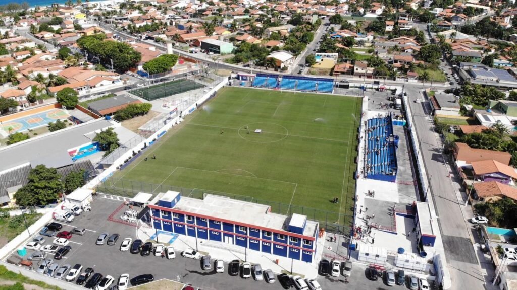 Maricá FC vence o Sampaio Corrêa por 1 a 0 e assume liderança 10 estadio municipal joao saldanha cordeirinho marica