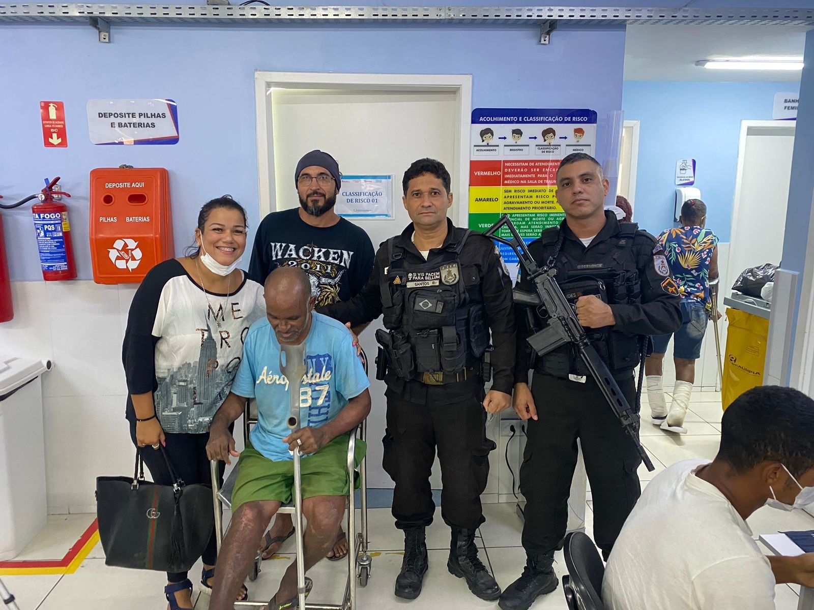 PM encontra homem desaparecido em Maricá 7 helio e familia