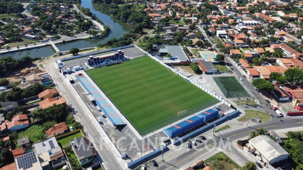 Maricá FC: Na quarta colocação, 'tsunami' encara o Americano em Campos dos Goytacazes 6 Estadio Municipal Joao Saldanha Marica junho 2023 foto Joao Henrique Marica Info 1