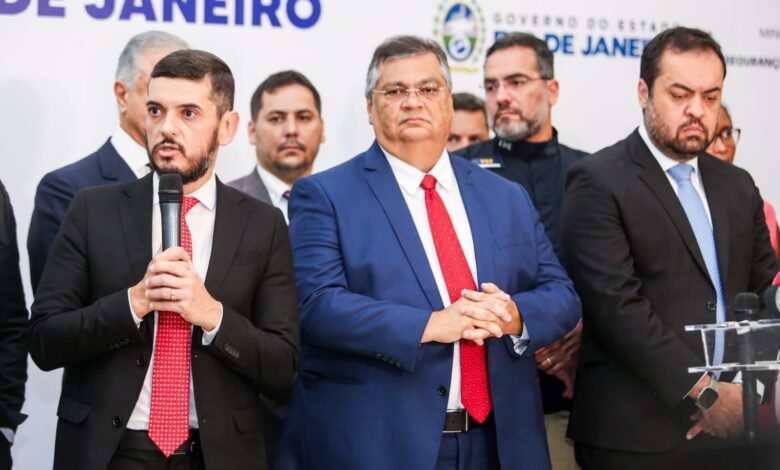 RJ: Ao lado de ministro da Justiça, Rodrigo Bacellar destaca importância de parcerias para fortalecer Segurança Pública 8 bacellar dino