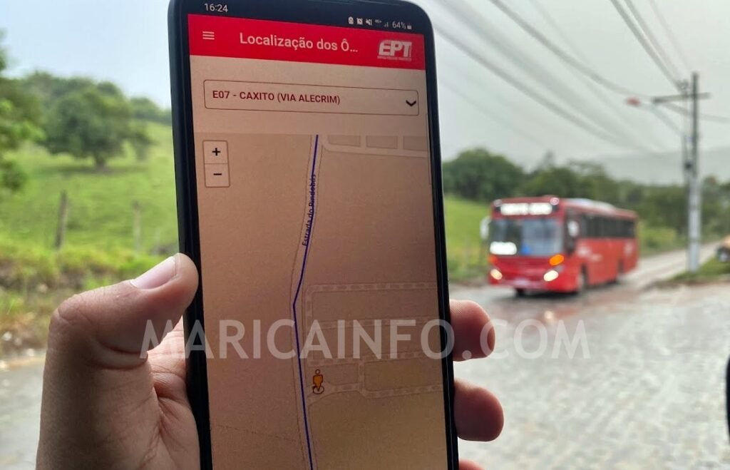 Maricá: Aplicativo da EPT mostra ônibus em tempo real, será que funciona? 11 localizacao vermelhinho