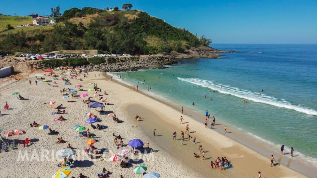Maricaribe? Domingo de mar calmo e águas cristalinas nas praias de Maricá 6 praia de ponta negra marica junho 2023