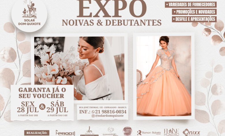 Maricá terá Expo Noivas & Debutantes neste mês de julho, confira! 9 solar noivas