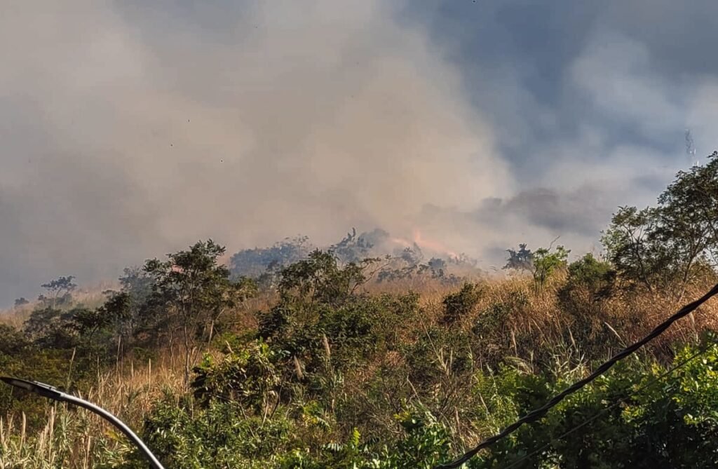 Maricá (RJ) volta a sofrer com incêndios em vegetação; Bombeiros e Defesa Civil trabalham no combate às chamas 10 IMG 20230713 WA00002
