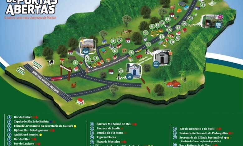 Maricá: Espraiado de Portas Abertas acontece neste domingo (13/10) 6 Mapa espraiado portas abertas