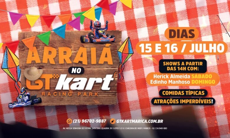 GTKart Maricá realiza Arraiá com shows e comidas típicas 11 gtkart banner 1920x1080px