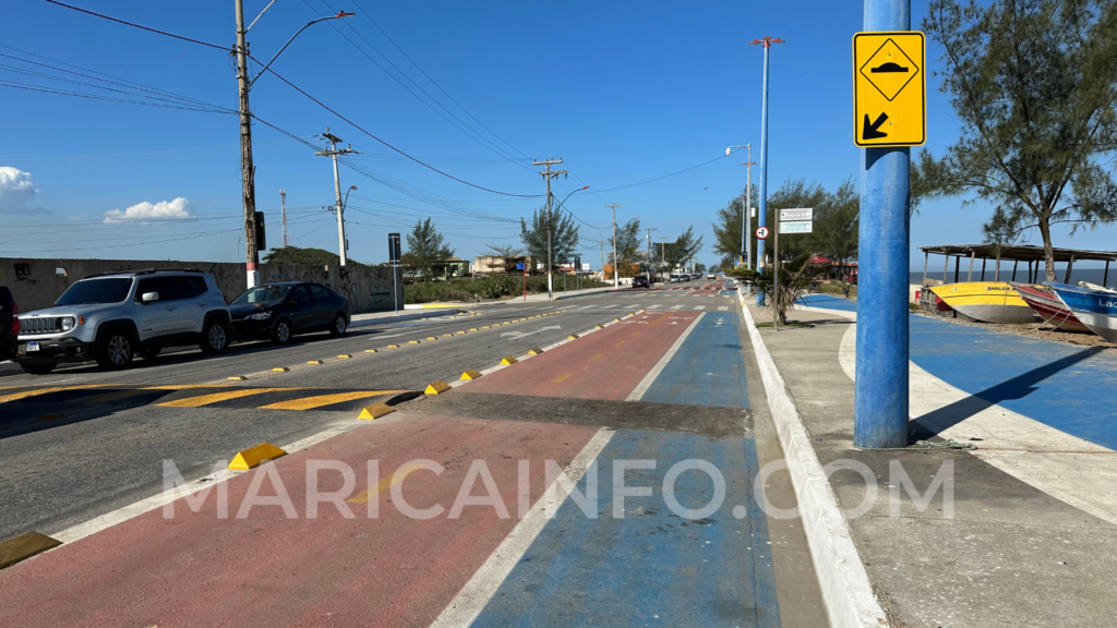 Itaipuaçu: Ciclistas criticam instalação de quebra-molas em 'ciclovia' na orla; prefeitura remove 10 MARICAINFO.COM 1