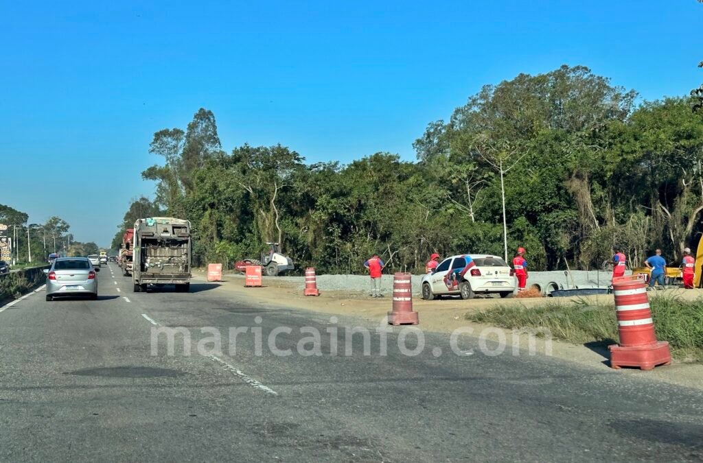 Maricá terá novo centro com prédios do MPRJ, Tribunal de Justiça e órgãos municipais 8 Obra Publica km 18 RJ106