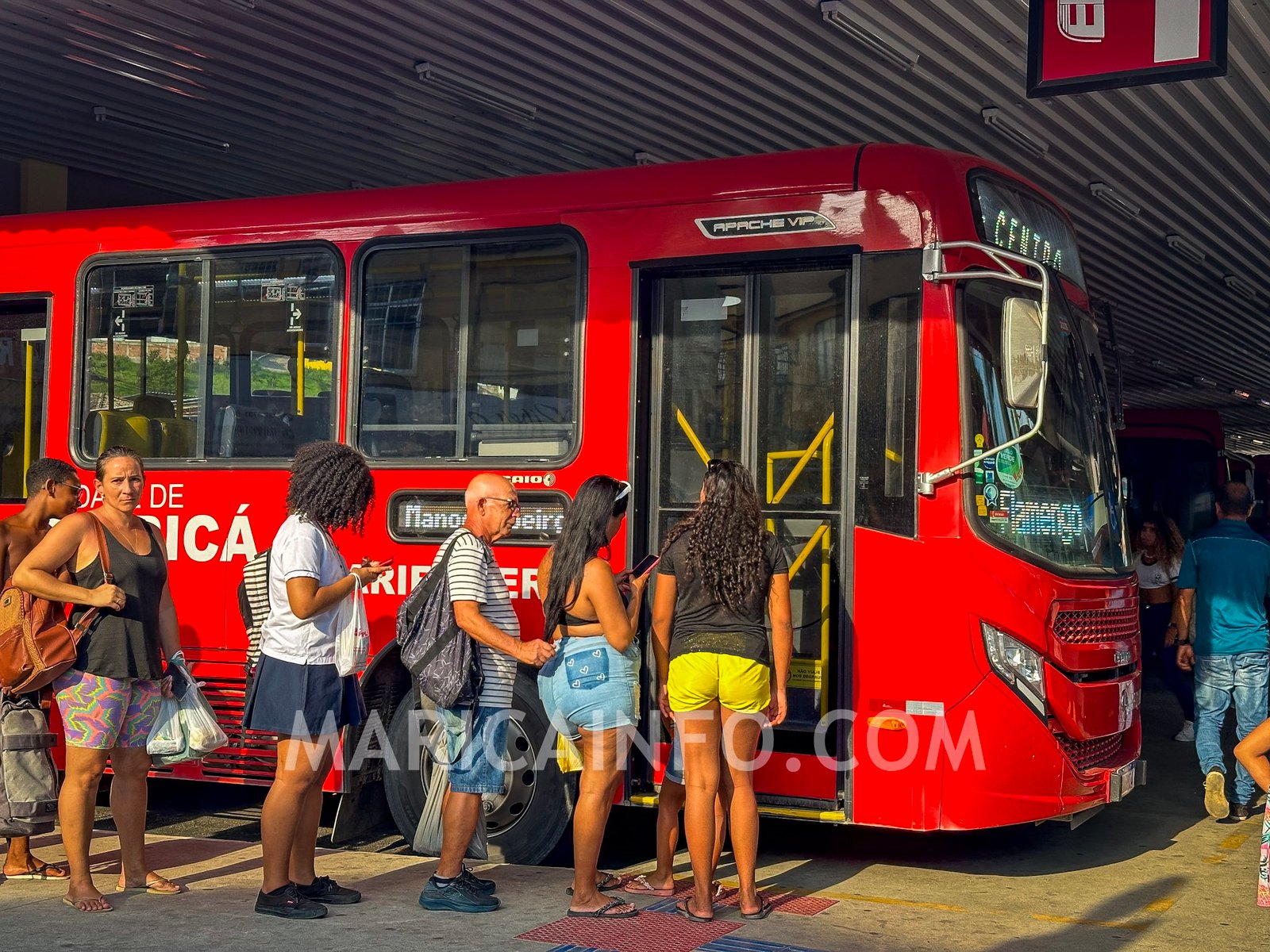 Terminal Rodoviário do Povo de Maricá, no Centro. (foto: João Henrique / Maricá Info - Novembro 2023)
