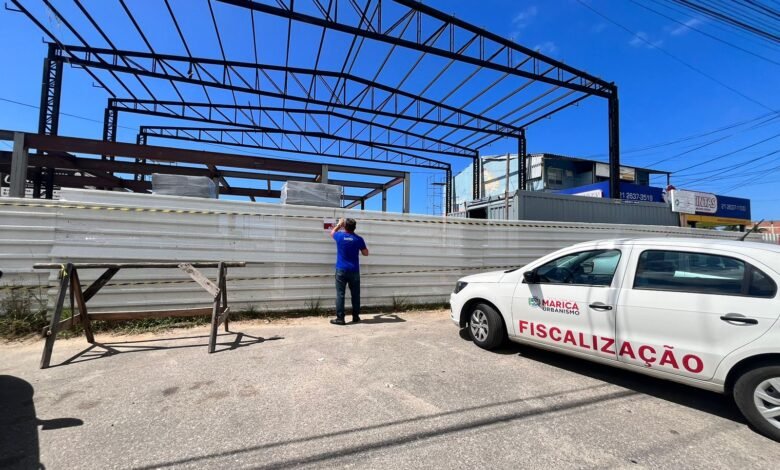 Maricá interdita obra de galpão no bairro Itapeba 5 Gated Itapeba
