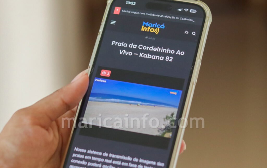 Verão 2024: Maricá Info disponibiliza, gratuitamente, imagens ao vivo das praias neste verão 6 IMG 1257