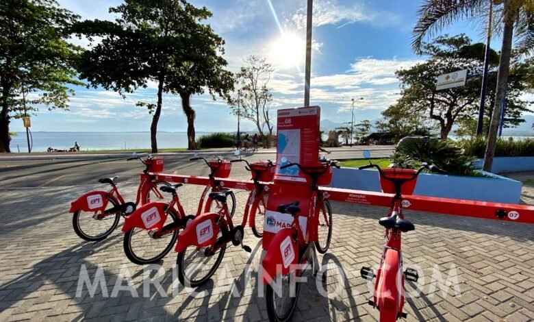 Maricá: EPT suspende funcionamento de três estações das bicicletas compartilhadas 'vermelhinhas' 5 estacao vermelhinha aracatiba