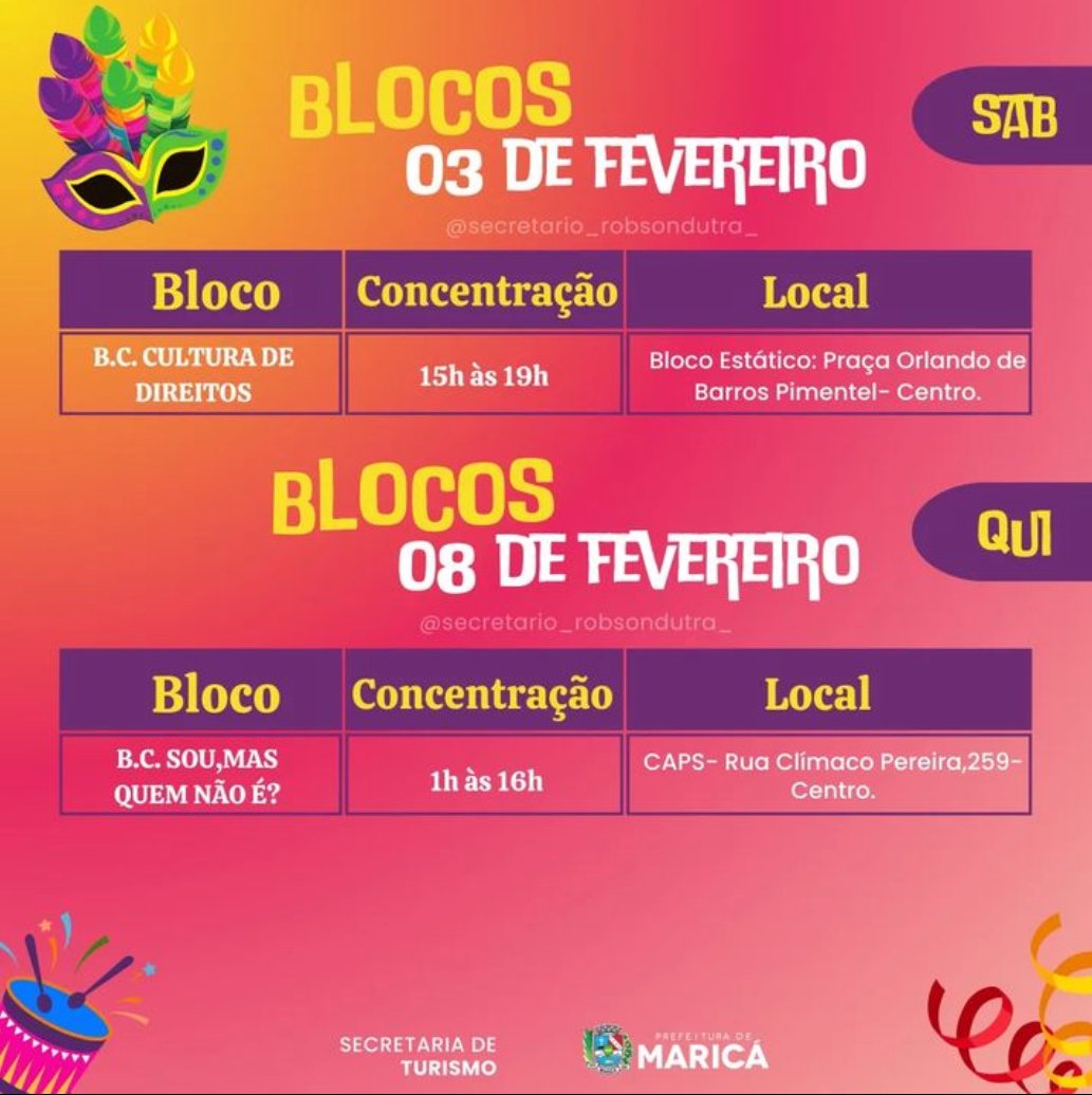 Confira a programação dos Blocos para o Carnaval 2024 em Maricá 8 IMG 1518